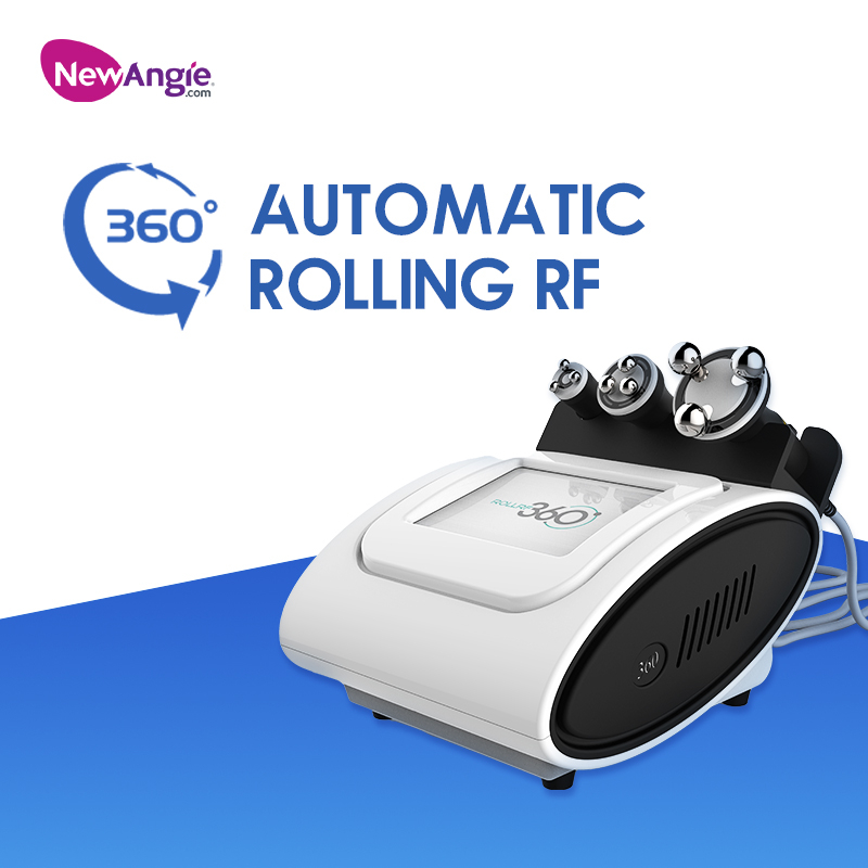 RF Roller Fat Reduction Beauty Equipment 360 Degree Digital Rotation System Vacuum Cavitation Machine RU+8
