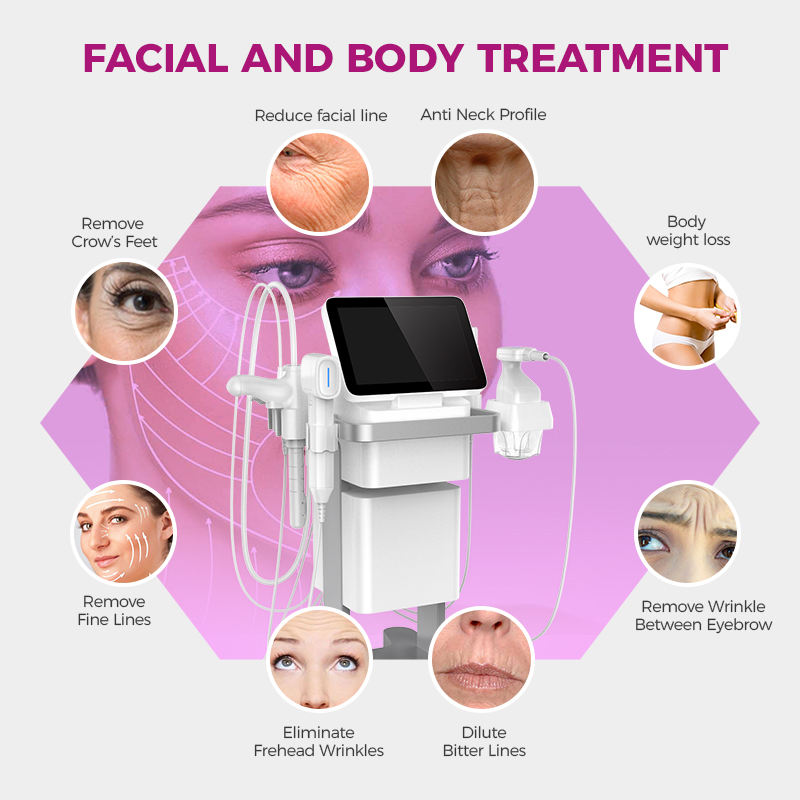 Lipo Hifu And Hifu Skin 2 in 1 Beauty Machine FU5
