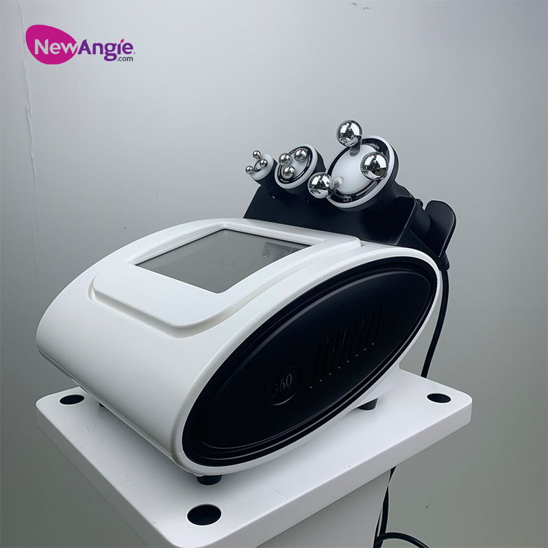 Portable RF Skin Tightening Machine Multi-function Body Slimming Face Lift 360 Degree Head Rotating Radio Frequency Therapy RU+8